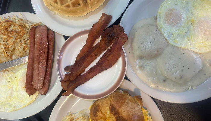 Edgar Family Restaurant Wisconsin Bacon, biscuits & gravy, fried eggs and a variety of breakfast menu items